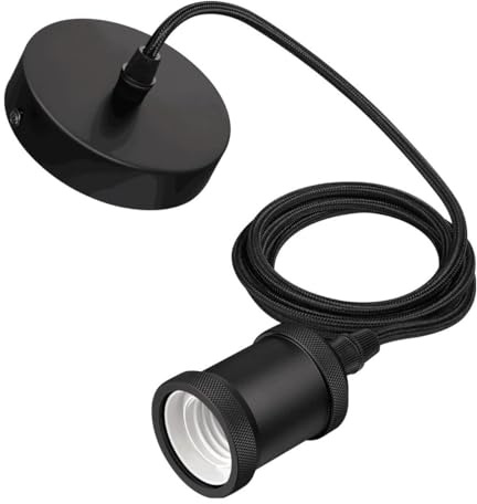 Philips myLiving Hängeleuchte Vintage Kordel, 1 x 40W, schwarz