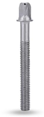 Varilla de tensión de Tambor,6 Pcs 6 * 60 mm Tambor de bajo Juego de Varillas de tensión Clave Accesorio de Repuesto Accesorios reemplazo para Instrumentos Musicales,Plata
