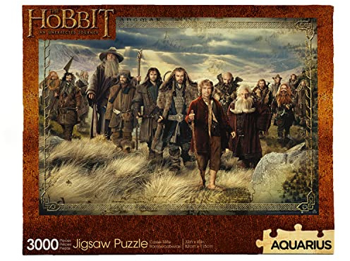 Aquarius The Hobbit Puzzle (3000-teiliges Jigsaw Puzzle) - Lizenziert - Plastikfrei, bleifrei, phthalatfrei - 32 x 45 cm - Ab 14 Jahren