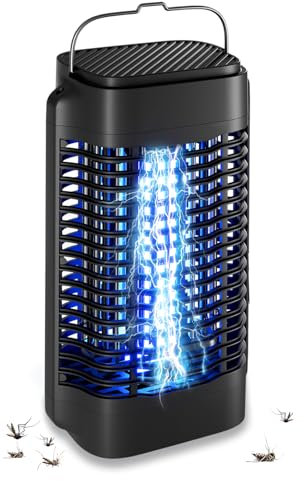 Bug Zapper for Outdoor and Indoor, Electric Mosquito Zapper Mosquito Trap Waterproof Fly Traps Mosquito Killer for Home, Backyard, Garden, Patio, Camping