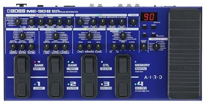 BOSS ME-90B Bass Multi-Effects | All-In-One Bass Processor | 10 Onboard AIRD Amp Models | 61 Effects from the BOSS Bass Effects Library | 8 Multi-Function Footswitches & Redesigned Expression Pedal