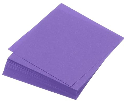 QUARKZMAN 100 Hojas de Papel de Origami Doble Cara Morado Oscuro 10 x 10 cm 70GSM Hoja Cuadrada de Papel Plegable para Proyectos de Arte y Manualidades, Principiantes
