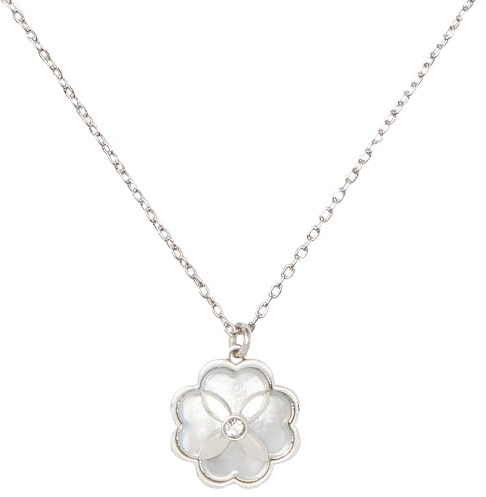 Kate Spade New York Heritage Bloom Pendant (Cream/Silver)