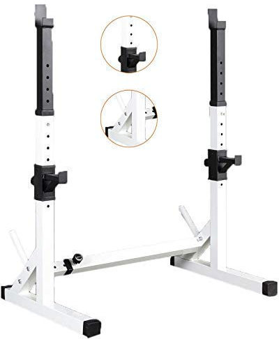 PUFAHAU Klimmzugstangen Krafttrainingsständer Bankdrücken Herren Fitness Langhantelständer Multifunktionsregal Kniebeugenständer Home Indoor Gym Nur Regale Verstellbare Halterung Kniebeugenständer