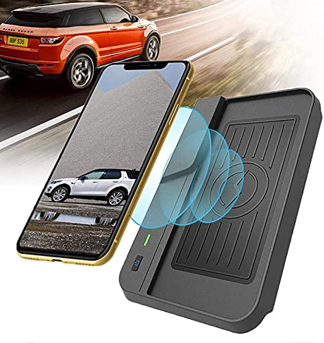 Wireless Car Charger for l-and r-Over Discovery Sport 2020 2019 2018 2017 2016 2015 Center Console Accessory Panel, 10W Qi Fast Charging 3 Coils Phone Charger Pad for