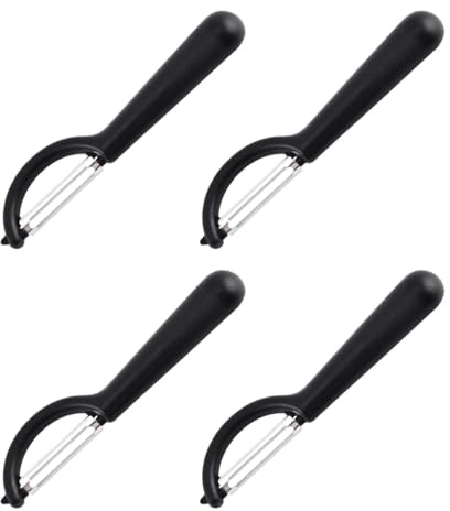 OUDQFCJ P-Peeler Tupper Set with 4 Replacement Blades, Peeler for Vegetables, Universal Potato Peeler, Usable, Dishwasher Safe, Effortless Peeling, Preparation Compatible, Tupperware Kitchen
