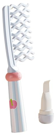 Pettine Denti Larghi,Spazzola Ricci Denti Larghi - Strumento Styling Anti Statico con Manico per Capelli Ricci Lunghi Asciutti Bagnati