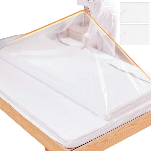 BAIFULAI 2 Stück Vakuumbeutel für Matratzen 240 * 130 cm, Groß Wasserdicht Vakuum Kleiderbeutel Matratzenbeutel mit Luftdichtem, Vakuumierbeutel, Wiederverwendbar Matratzen Aufbewahrungstasche