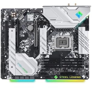 Computer Motherboards Fit For ASROCK Z690 STEEL LEGEND WIFI 6E Z690 Motherboard ATX For(LGA 1700) CPU 14th/13th/12th Gen Intel Core DDR4 M.2 NVMe SSD Desktop motherboards