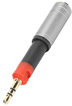 Cocoarm Ljudkonverterare, 2,5 Mm Till 3,5 Mm Adapter, Högkvalitativ Metall, Konverterar 2, Hane Till 3, Hona, för HD518, HD598, Hörlurar