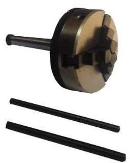 50mm Mini Drehfutter mit MT-2 Aufnahmeschaft und 2 Schlüssel für Bohrfutter