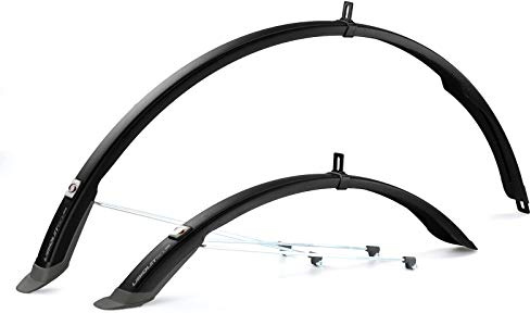 Simpla Unisex-Adult Ubiquit Schutzbleche, Schwarz/Titan, 28