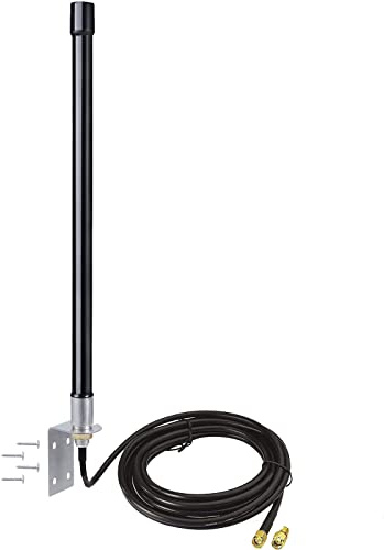 Bingfu 4g LTE Long Range Cellular Trail Camera Antenna Wall Mount - Compatible with Spypoint Link Micro Flex Covert Spartan Stealth Muddy Wildlife Hunting Cam Outdoor Mobile Security Camera