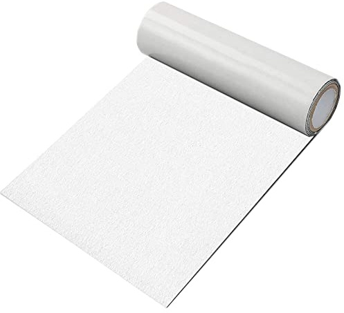 GELAISI Feltro Adesivo Rotolo - 20 * 200 cm Tessuto in Feltro Bianco Fogli Adesivi, Adatto per Rivestimento per Cassetti, Mobili, Cornici per Foto, Automobili, Borse in Pelle, Pavimenti