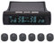 Shkalacar Presion Neumaticos Caravana, Sistema de Control de Presión de Neumáticos Tpms Carga de 6 Ruedas con Energía Solar para Camiones, Vehículos Recreativos, Autobuses