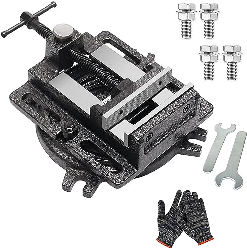 MYTEC 4.2 Quick Release Workbench Industrial Vise Clamp, Portable Heavy Duty Vice for Drill Press, 110°Swivel Base, High-grade cast steel Bench Clamp for Woodworking Milling Machine Drill Press