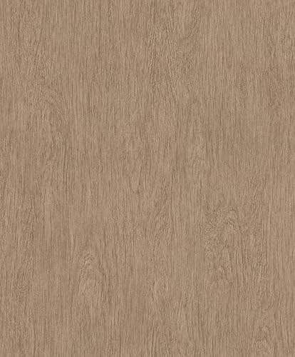 Rasch SCHÖNER WOHNEN-Kollektion Vliestapete WOOD 600049 mit Holzoptik in Braun - 10,05 m x 0,53 m