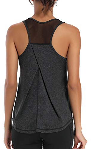 Dawnrole Workout Tank Tops Women Gym Sport Sleeveless Running Tops Yoga Shirts