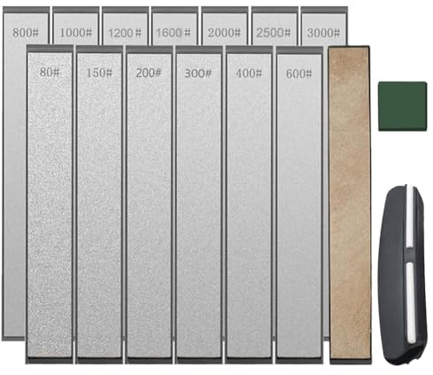 Osmond Diamant-Schleifstein-Set, 13 Diamant-Schleifsteine, 80/150/200/300/400/600/800/1000/1600/2000/2500/3000