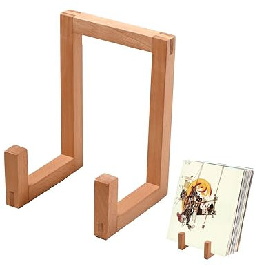 ABC ARTES Porte-disques en bois pour disques vinyles