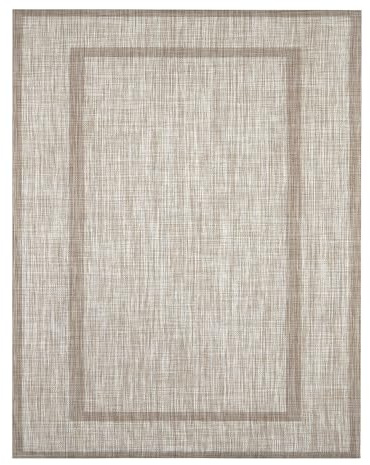 DECASATEXTIL - Alfombra Vinilica - Alfombra Salon Cocina - Antideslizante Resistente, Impermeable, Lavable - Compatible con Robot Aspirador - Variedad de Tamaños y Diseños(67cm x 240cm S-Beige)
