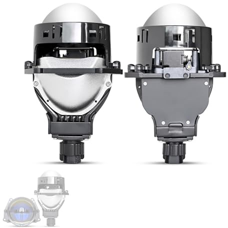 Auto-Nebelscheinwerfer, 2 Stück LED-Projektor, 6500 K Autolampe, Retrofit-Kits, Hyperboloid-Linse, Universal-Nebelscheinwerfer, 9 V-15 V