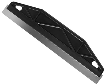 Spatola per Appendere Carta da Parati,Schermo Protettivo per Vernice in Acciaio Iinox da 30,4 cm Antiscivolo Dritto Bordo Vernice Carta da Parati Raschietto Multiuso Strumento per Prevenire Bolle