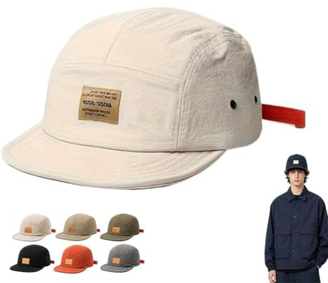 Vintage Japanese Streetwear Snapback Cap,Hip-Hop Casual Duckbill Cap,Quick-Dry Lightweight Breathable,Unisex Summer Outdoor Sports Cap，Beige