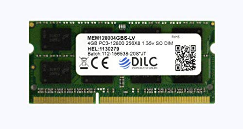 SO-DIMM RAM DILC 4GB SODIMM DDR3 - PC3L-12800 1600MHz 240PIN 1.3V DILC128004GBS-LV