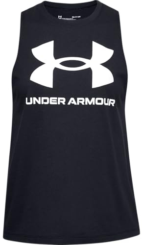 Under Armour Damen UA W Live Sportstyle Tank Top, weiches Gym Sporttop, Fitness Shirt mit klassischer Muskelshirt-Silhouette
