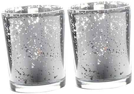 Warmhm 2stücke Kerzenhalter Aus Sternenhimmel Romantische Kerzenständer Silberfarben Attraktive Kerzenhalter Für Schlafzimmer Wohnzimmer Dekoration Für Hochzeit Zuhause