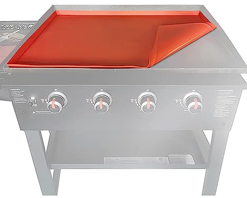 Grillmatte aus Silikon für Blackstone-Grill 43,2–91,4 cm (17–36 Zoll), magnetische Schutzmatten, Blackstone Grill-Grilloberteilabdeckungen, robuste, lebensmittelechte Silikonmatte, schützt die Gr