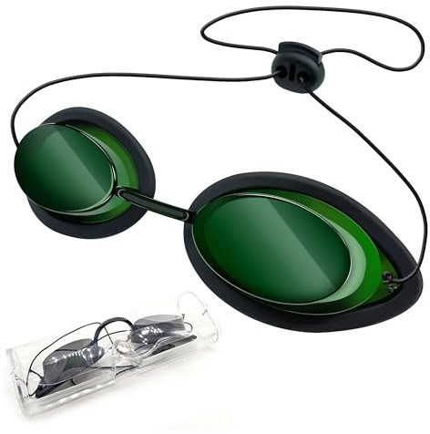 SEMNEANT Lunettes de protection professionnelles IPL 200-2000 nm avec bandeau réglable - Ajustement universel pour toutes les formes de visage