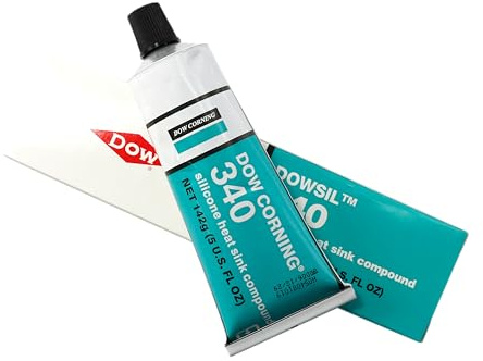 Dowsil 340 Silicone Heat Sink Compound 5oz 142g White Silicone Thermal Coupling Heat Conductive Grease for Electrical Devices PCB Assemblies Computer CPU Heat Sink Non Flowing DOWSIL Dow Corning 340