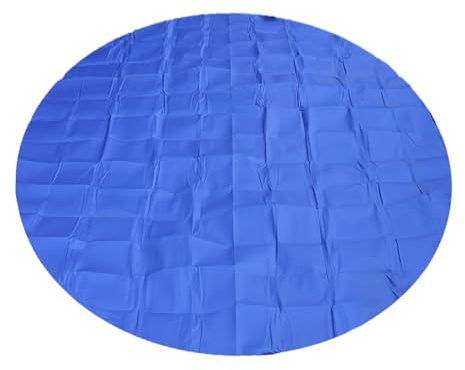 Bubbelbadmatta - runt poolöverdrag | Paddelpool av | POOL SOUNDLAYMENT PAD | Hopfällbart poolgolvskydd | Matta