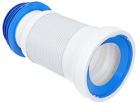 DECOMELODY Tubo Di Scarico Del Wc Collegamento Del Wc Impianto Fognario Resistente Alla Pressione Materiale Spesso Parete Interna Liscia Senza Sbavature Tenuta All Aria Anti-perdite Facile Da