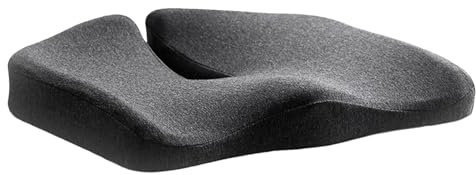 Cojín Trasero de Espuma viscoelástica, cojín ergonómico para el glúteo, cojín para aliviar el Dolor del coxis, para sillas de Oficina, Coche, Silla de Ruedas