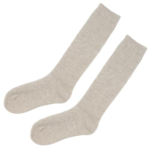 WYOSMALL Chaussettes traditionnelles pour homme et femme, Chaussettes longues en cuir
