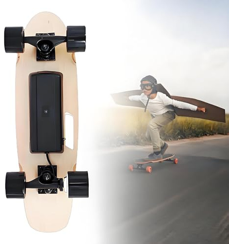 GIZMIT Skateboard elettrici per Adulti, Skateboard Elettrico Longboard, velocità Massima Stabile di 15 mph, autonomia Fino a 8 miglia orarie, Cruiser Elettrico di Nuova Generazione