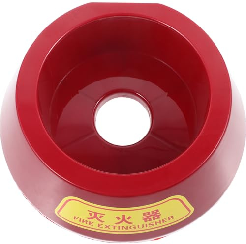 SOLUSTRE Base de Extintor de Plástico para Polvo, Soporte de Suelo para Extintores 3-5 Kg, Soporte Estable y Resistente para Seguridad contra Incendios en Hogar y Oficina