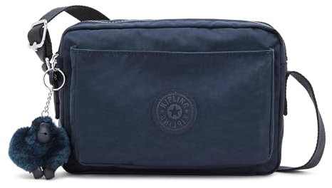 Kipling ABANU M Mittelgroße Umhängetasche, Blue Bleu 2 (Blau)