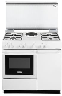 Fisher & Paykel Appliances Italy SpA Cucina a Gas con Forno Elettrico, 4 Fuochi + 1 Piastra, Acciaio Inossidabile, Libera Installazione, 86x50 cm