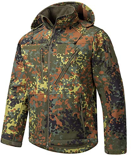 Urbandreamz Softshell Jacke Outdoor Regenjacke Funktionsjacke Kälteschutzjacke Jäger Angler XS-3XL