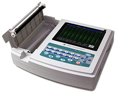 LMEIL EKG/EKG-Monitor, Digitale 12-Kanal-Maschinen-PC-Software mit Touchscreen für die medizinische Mundpflege-Vitalzeichen-CCU ICU