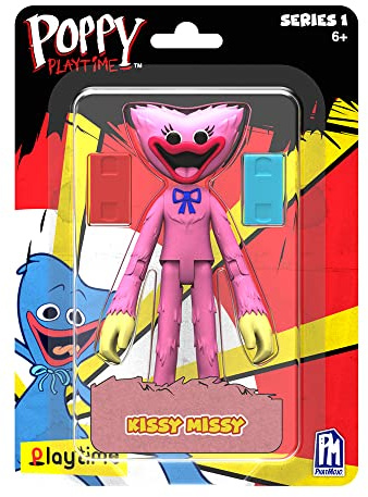 Poppy Playtime – Kissy Missy actionfigur (5 tum möjlig figur, serie 1) [Officiellt licensierad]