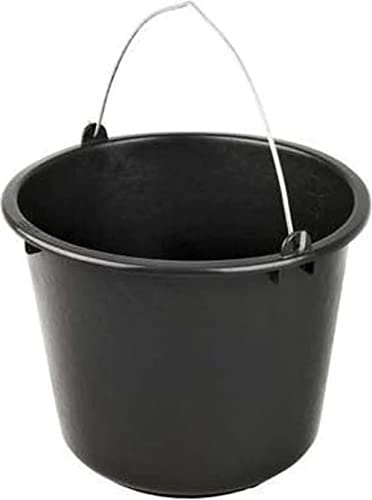 Synx Tools Baueimer 12L Schwarz Baueimer/Bauartikel Haushaltseimer Reinigungseimer