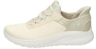 Skechers Women's Bobs Squad Chaos in Color Slip-Ins, Off White Mesh, 6.5 UK