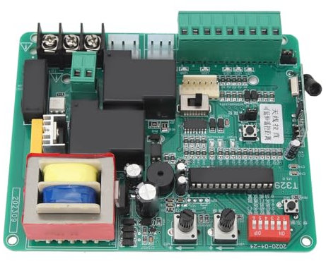 Tableau de Commande pour Ouvre-porte Coulissante, Contrôleur de Porte électrique Universel pour Portes Battantes, Circuit imprimé de Commande de Moteur de Porte Coulissante, (220V)
