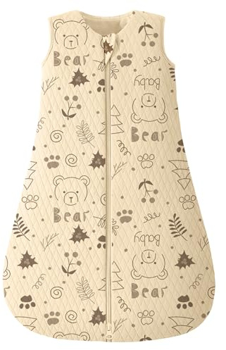 Looxii Schlafsack Baby Winter Baumwolle 2.5 TOG Warm Winterschlafsack Weich Babyschlafsack Neugeborene im 6-12 Monaten Perfekte für Herbst Winter