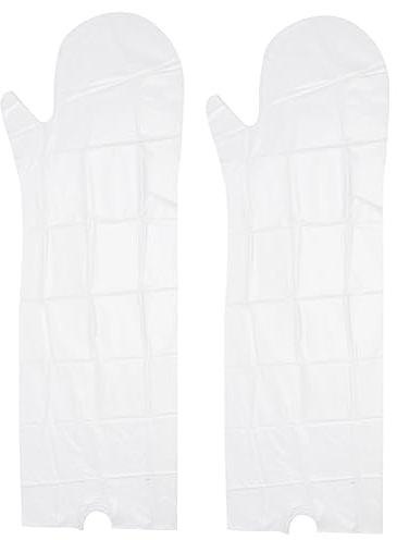 Funda Protectora Desechable para Baño 2 Piezas Silicona Pp Pvc | Mano Lesionada en Ducha, Uso en Hogar y Cuarto de Baño, Cubierta Práctica